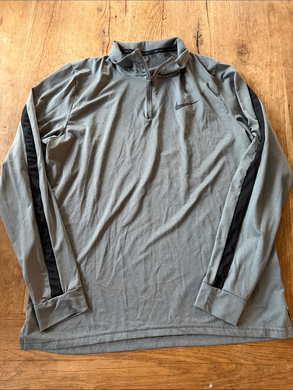 Nike Pro Dri Fit long sleeve quarter zip shirt size medium